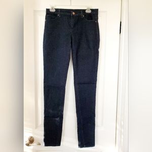 Forever 21 - Stretch Jean/Denim Pant, Tapered Leg, Size 27, Navy